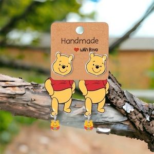 New 2 part Disney Winnie the Pooh earrings